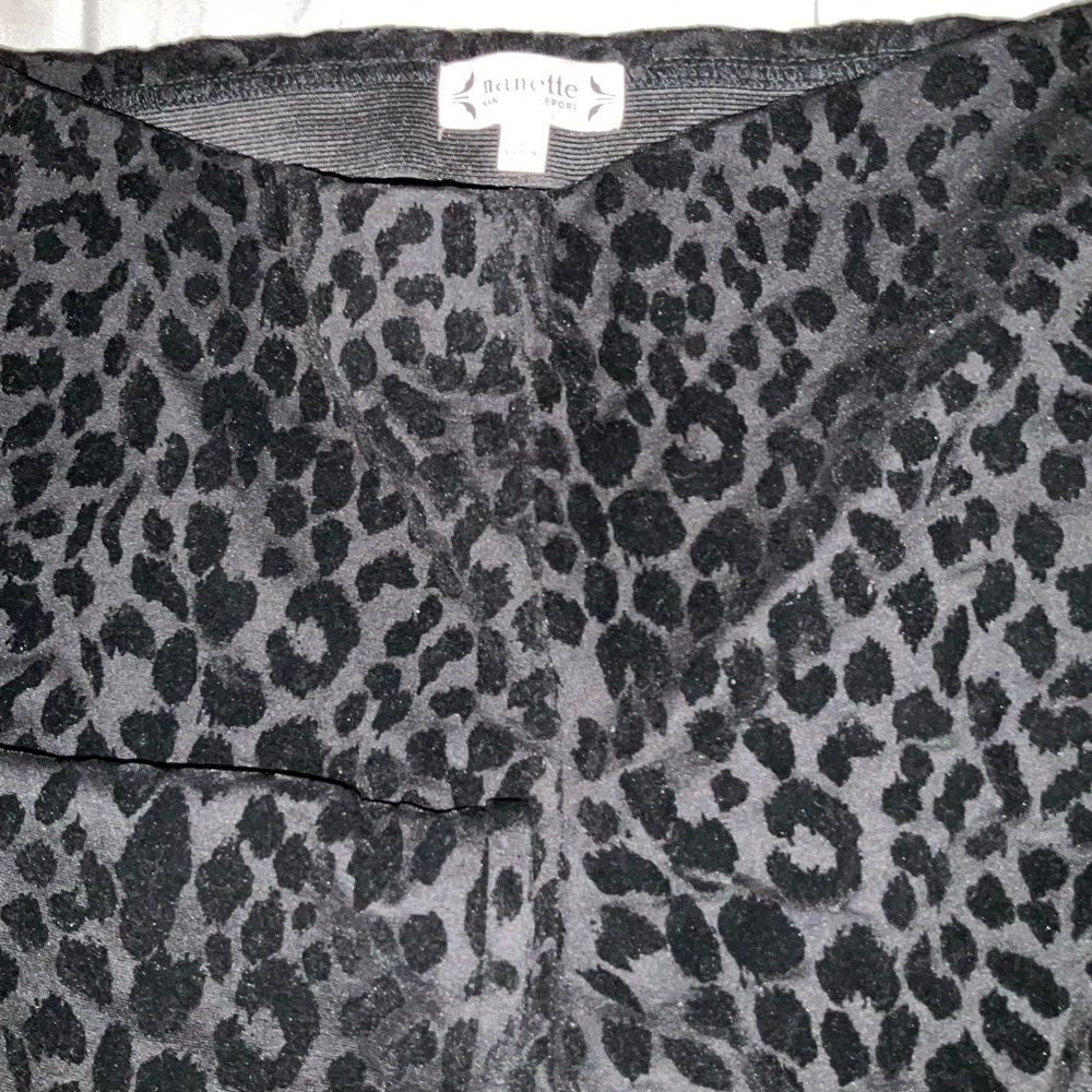Black print pants